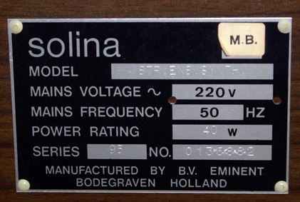 Eminent-Solina String Synthesizer -service!